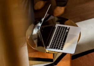 Picture of a laptop on a table